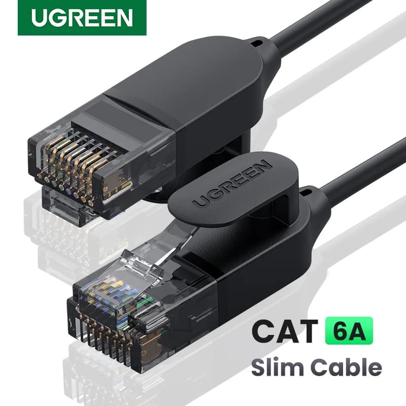 Cat 6a Ethernet-kaabel, 10Gbps võrgupatchjuhe