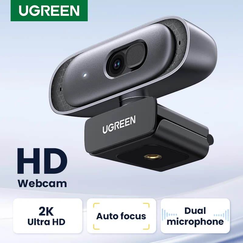 2K HD USB veebikaamera kahe mikrofoniga