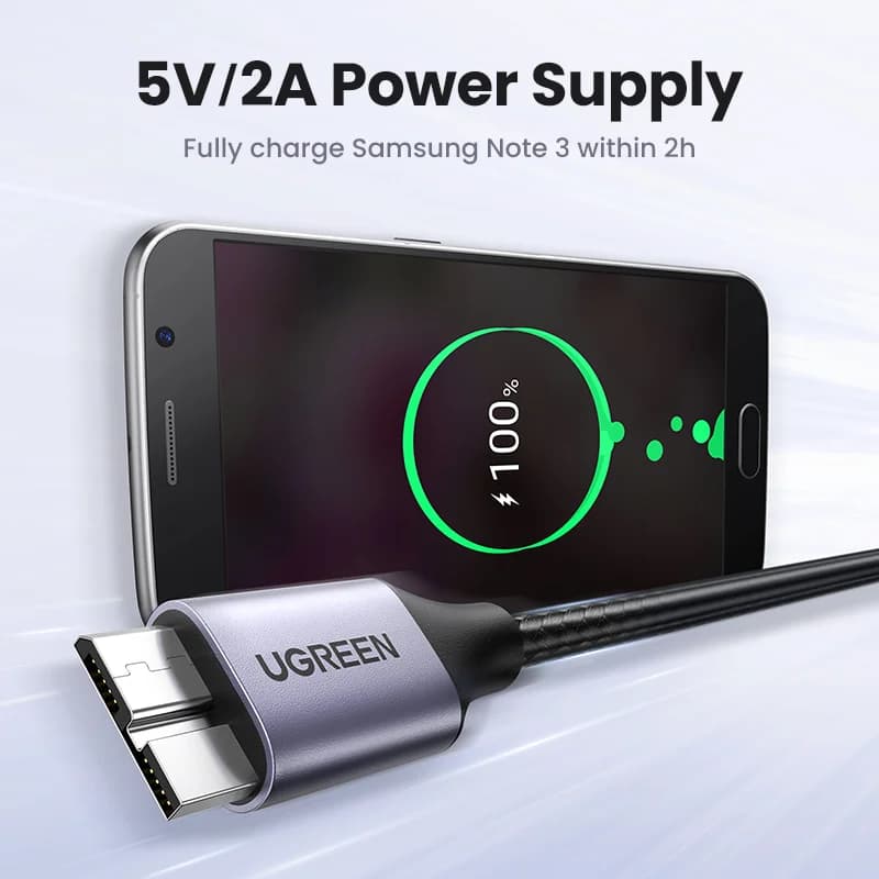 USB 3.0 Micro-B kiirlaadimise andmesidekaabel
