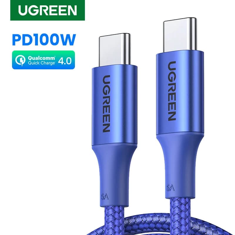 100W USB-C USB-C PD kaabel