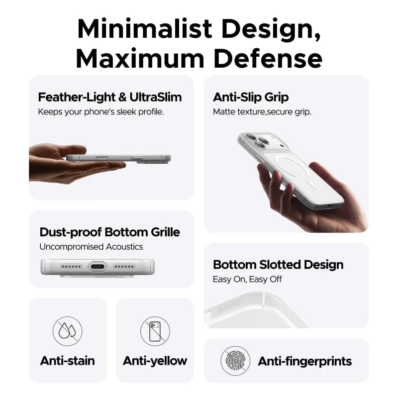 Magnetiline põrutuskindel korv iPhone Pro Maxile