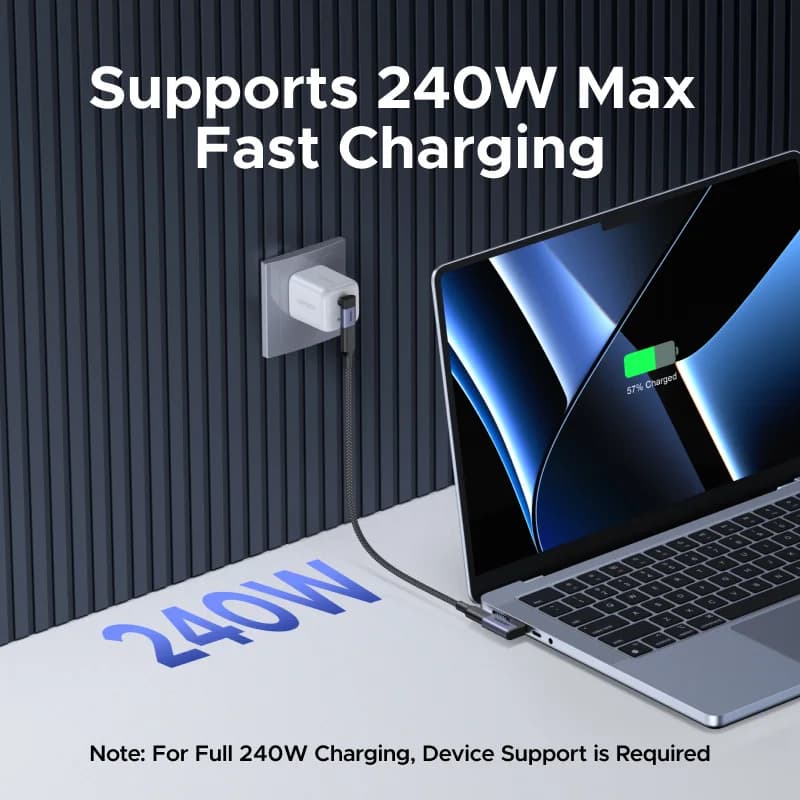 2-osaline nurga alt USB-C USB-C adapter