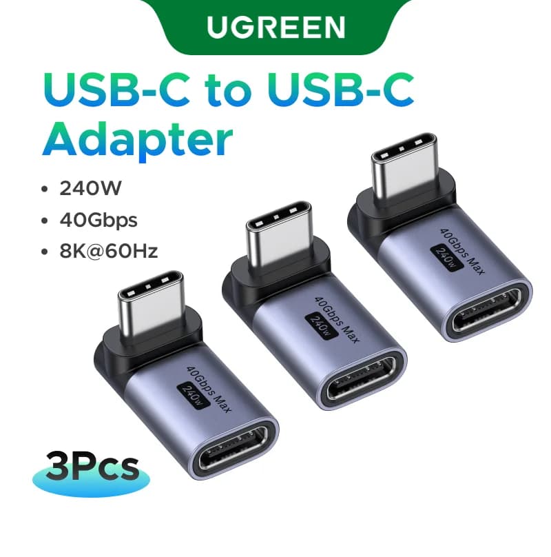 Nurk USB-C emane-isasme adapter, 3 tk