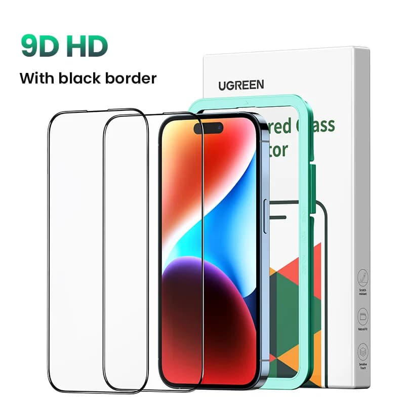 2-pack karastatud klaasist ekraanikaitsekile iPhone'ile