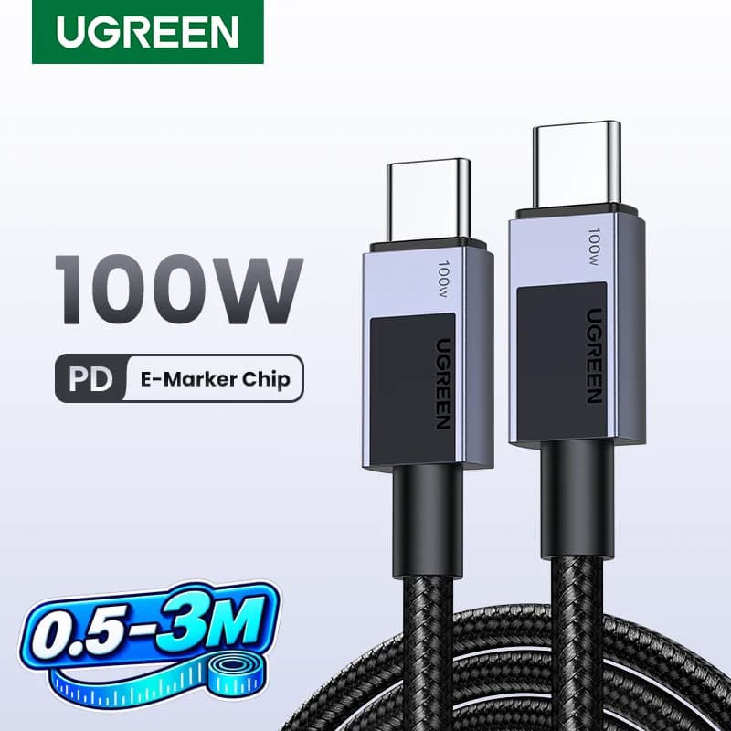 USB-C – USB-C kaabel, 100W PD, 5A