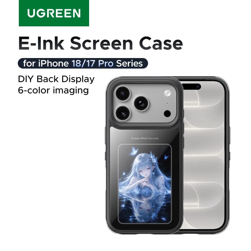 E-ekraaniga magnetiline korpus iPhone Pro Maxile