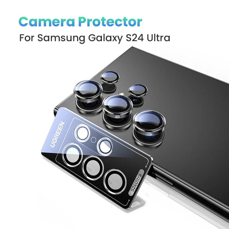 Täielik kaitse kaameraobjektiivile Samsung Galaxy jaoks