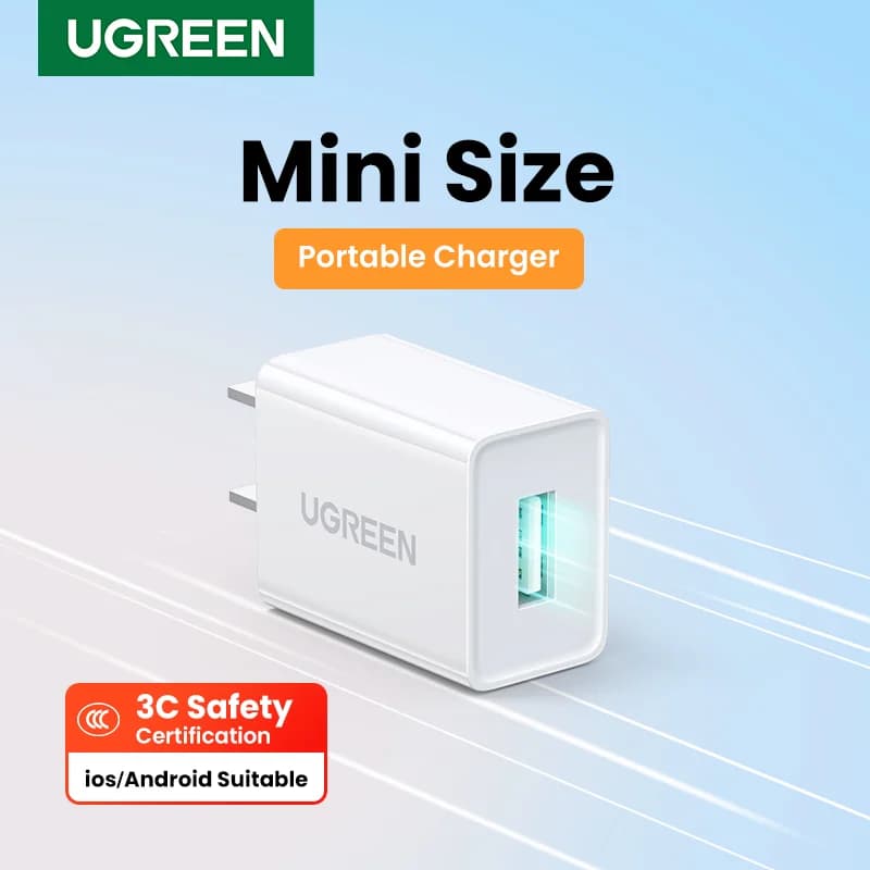 5V 1A USB seinaklaadija mobiiltelefonidele