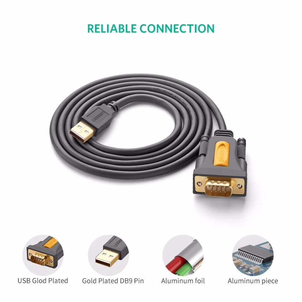 USB RS232 DB9 jadamisportide adapterkaabel