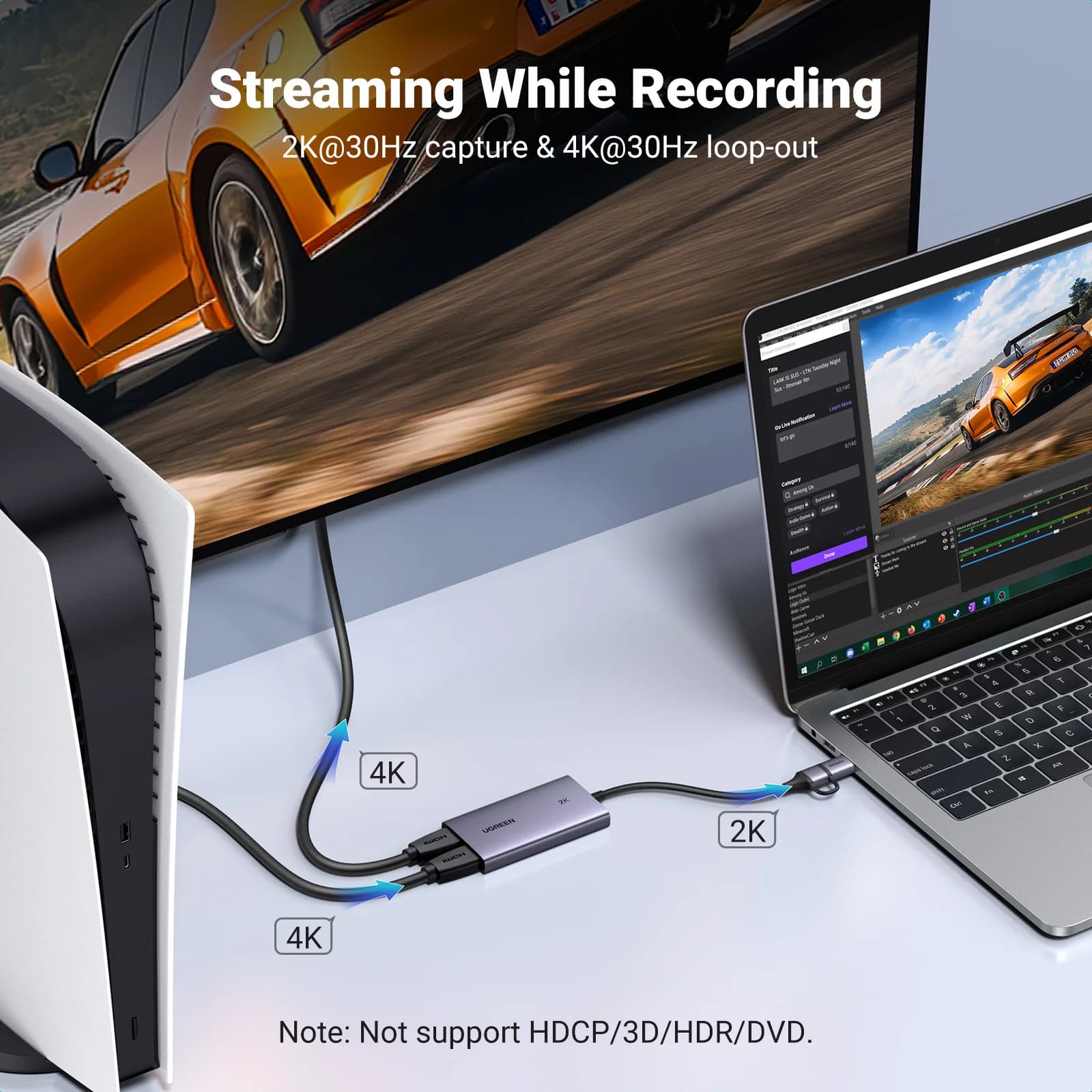 4K HDMI USB videopüüdja kaart