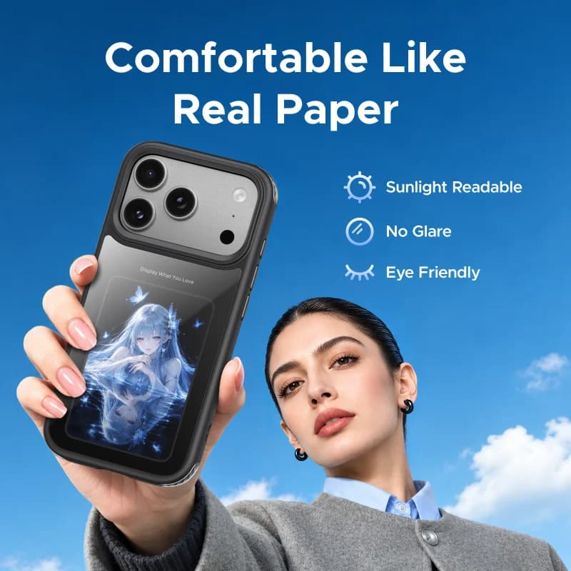 E-ekraaniga magnetiline korpus iPhone Pro Maxile
