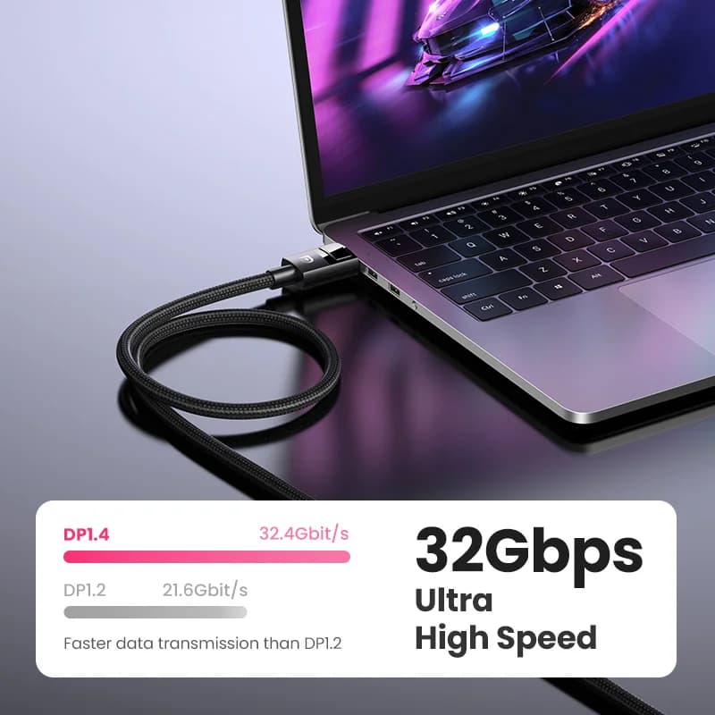 DisplayPort 1.4 kaabel, 8K/60Hz, 32.4Gbps