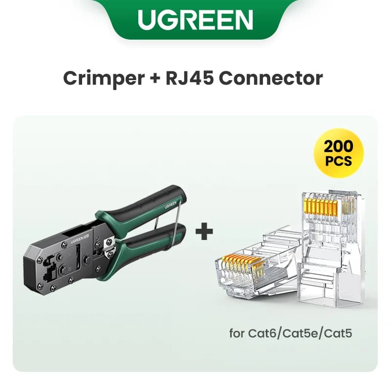 RJ45 krimpimistööriist CAT6/7 Ethernet-kaablitele