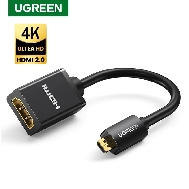 Micro HDMI isase emasesse adapter, 4K@60Hz