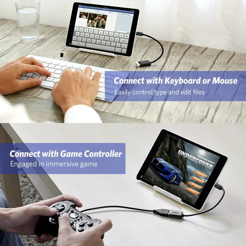 Micro USB OTG adapterkaabel