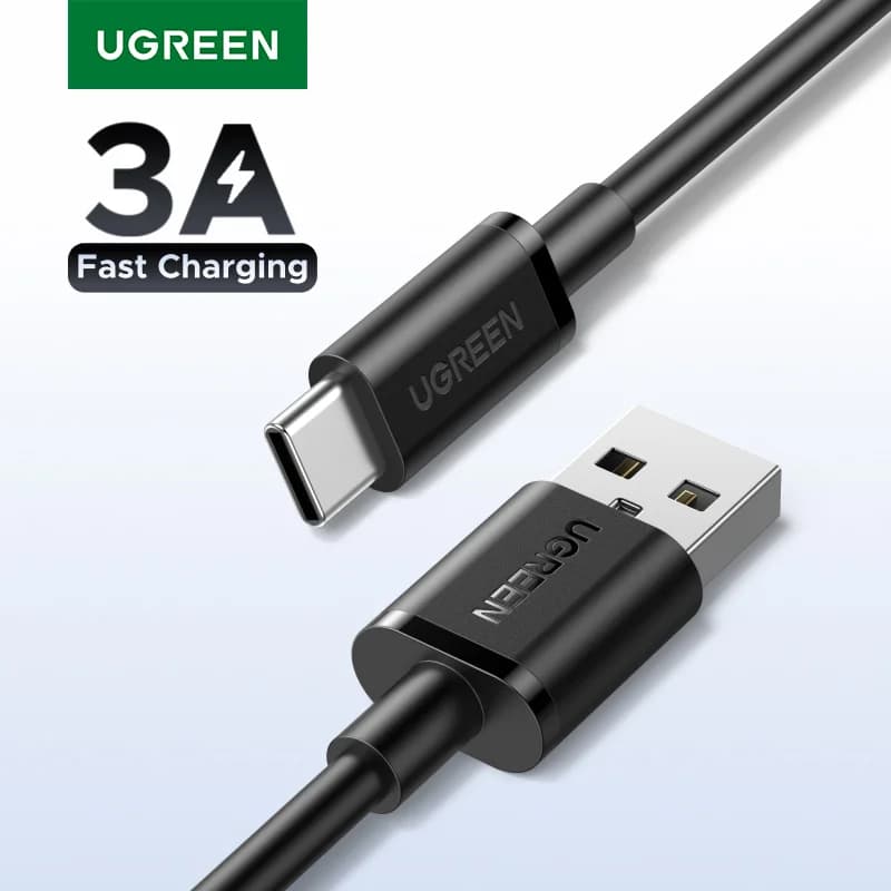 USB-A kuni USB-C kaabel, 3A, 0.25-3m