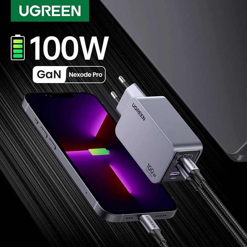 100W GaN USB-C kiirlaadija, Korea pistik