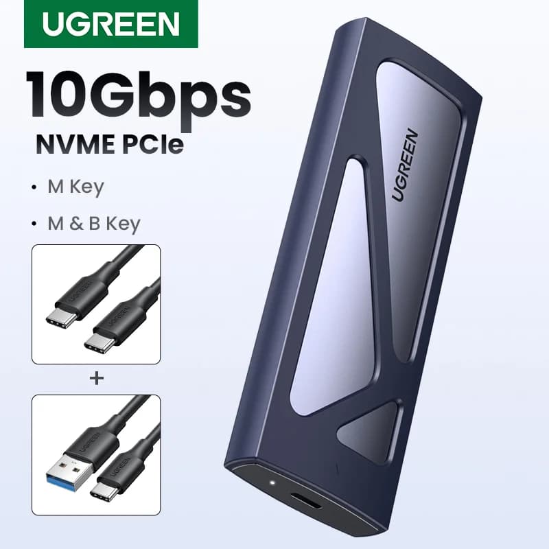 M.2 NVMe SSD korpus USB-C 5Gbps