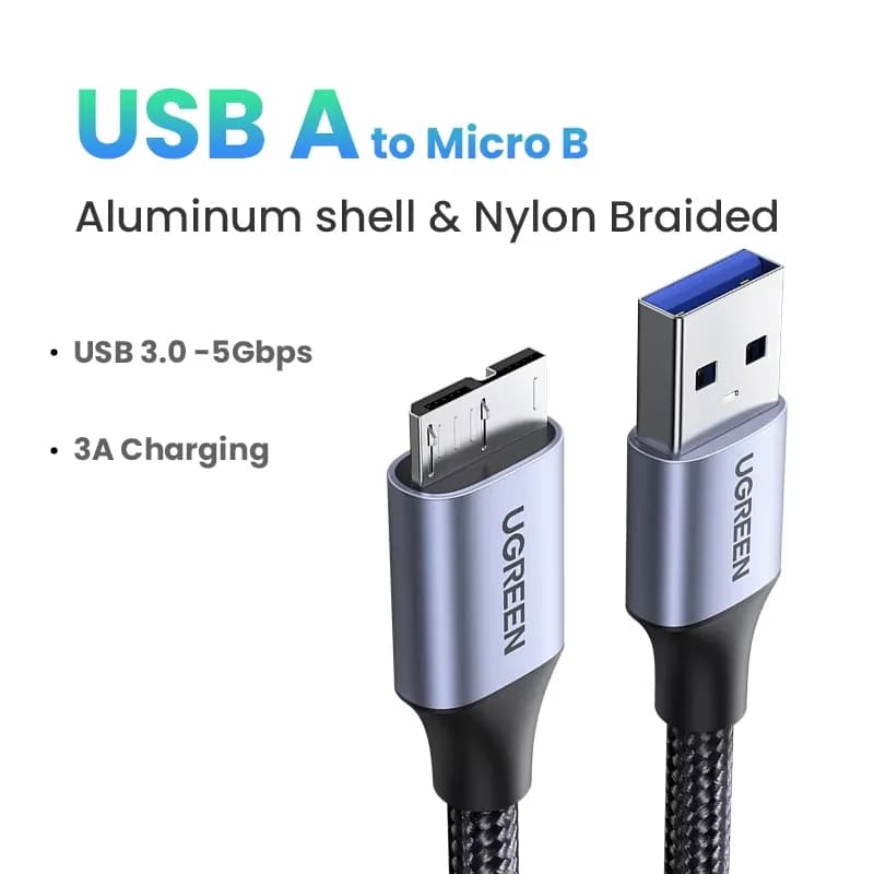 USB 3.0 Micro-B kiirlaadimise andmesidekaabel
