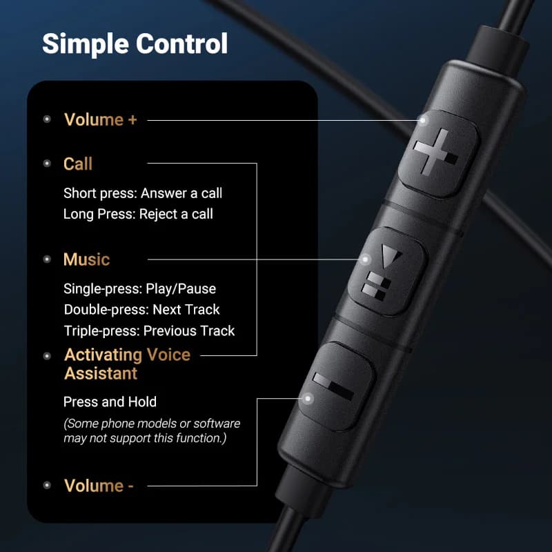 USB-C juhtmega kõrvaklapid 3.5mm jacksiga ja mikrofoniga