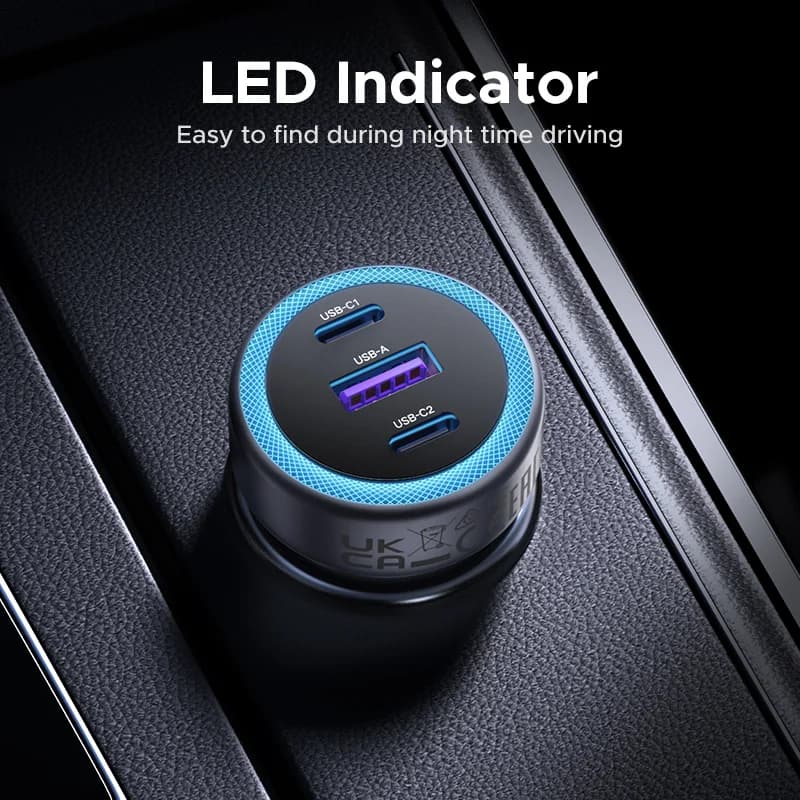 30W USB-C auto kiirlaadija