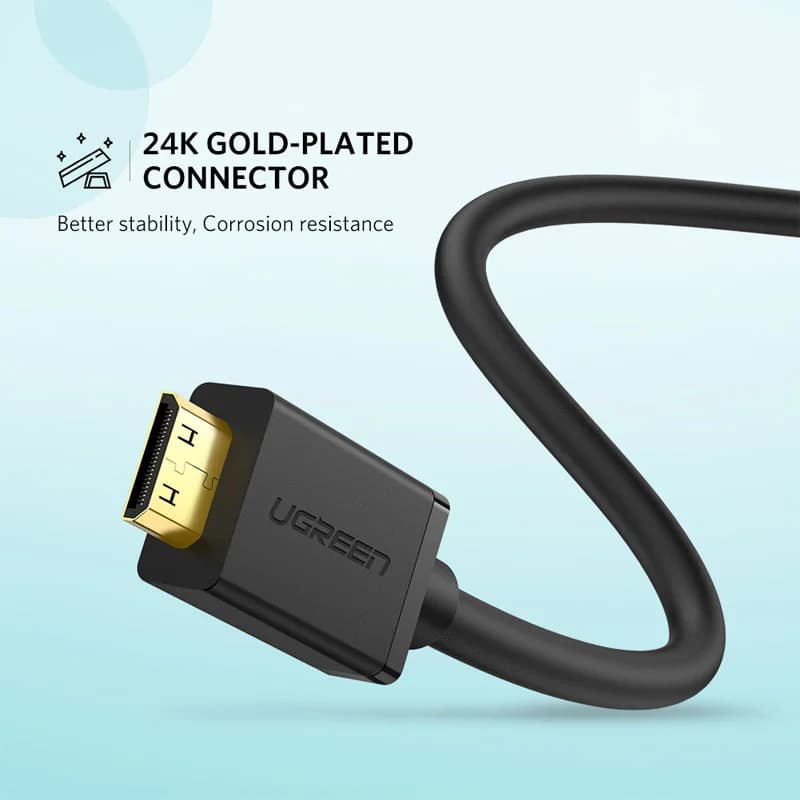 Mini HDMI standardseks HDMIks 4K adapterkaabel