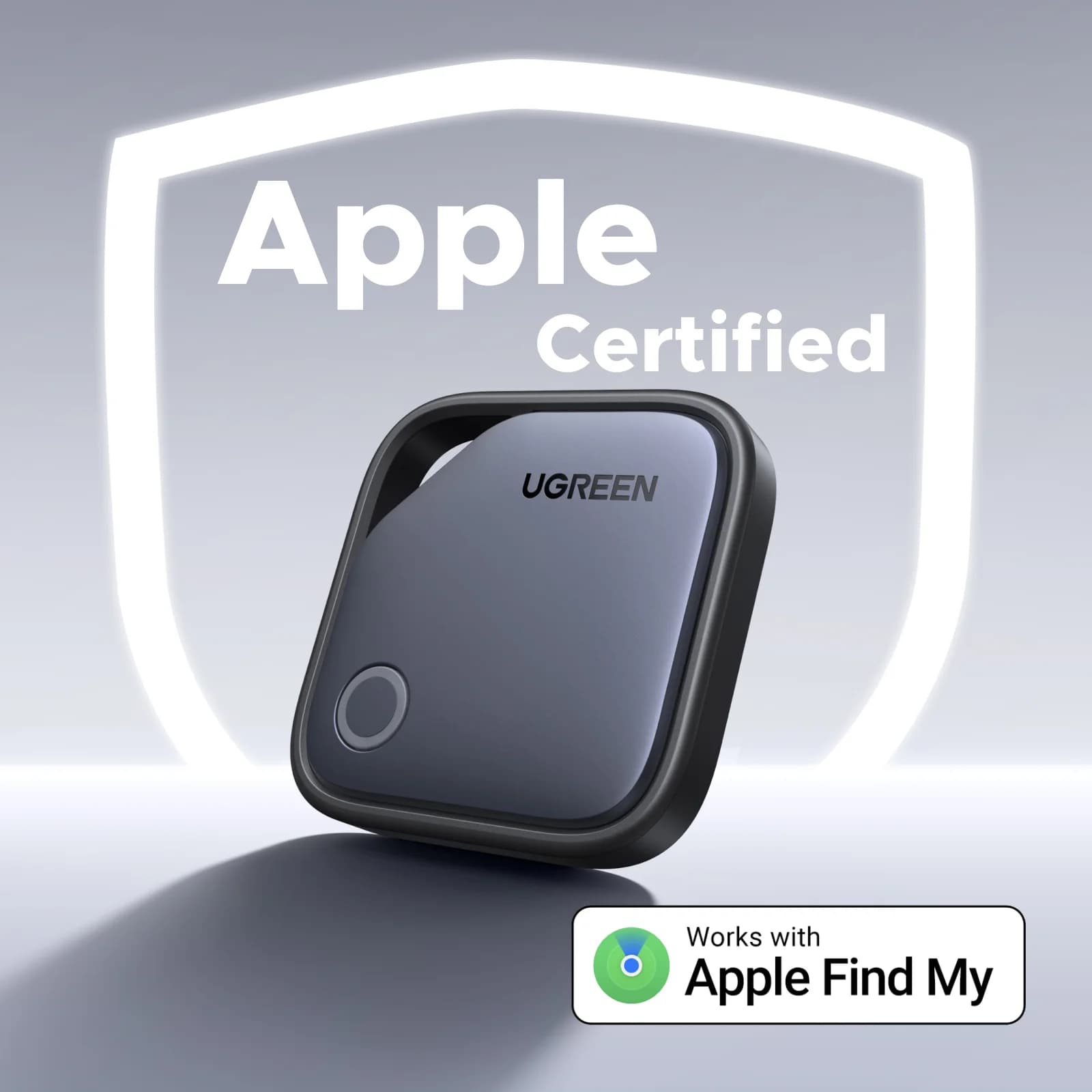 Bluetooth nutika märgi jälgija iOS Find My jaoks
