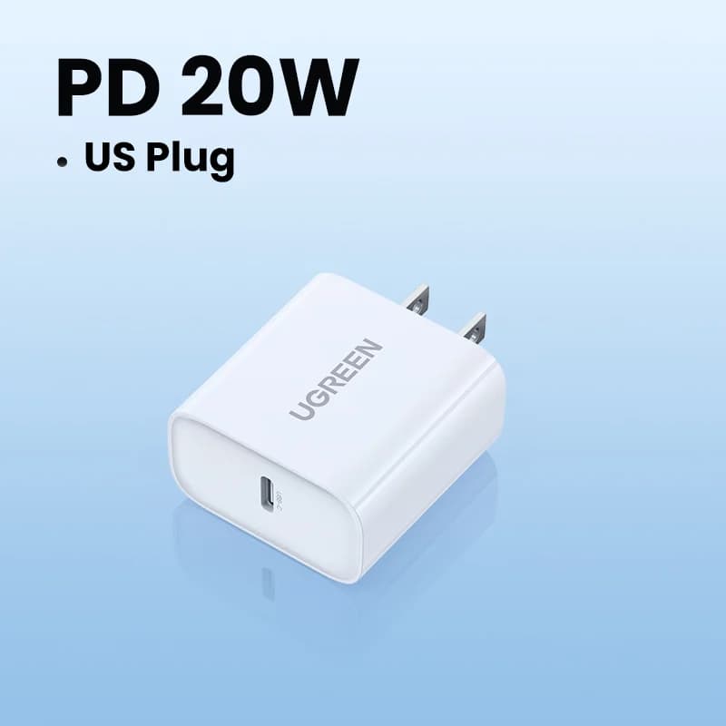 20W USB-C seinaklaader, QC4.0 PD