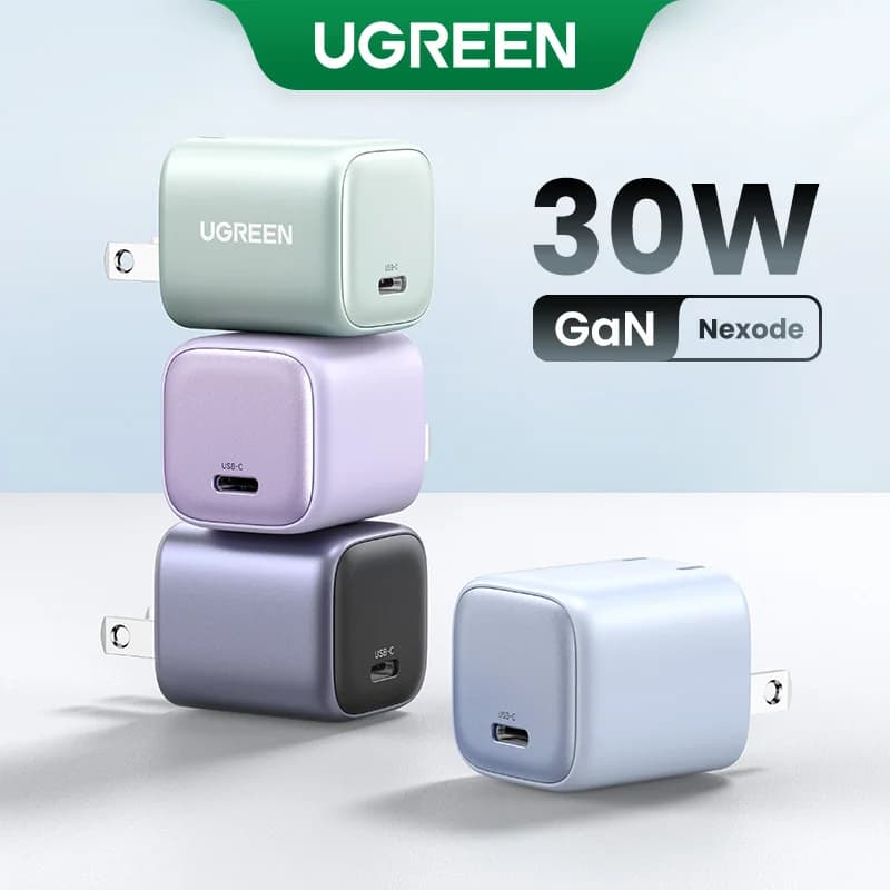 30W GaN USB-C kiirlaadimise seinaklaadija