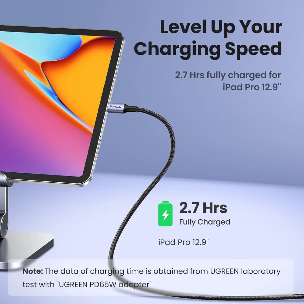 USB-C kuni USB-C kaabel, 100W PD, 5A