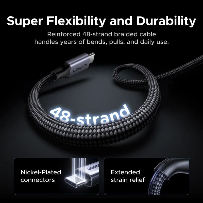 Magnetiline 100W USB-C kuni USB-C kiirlaadimikaabel