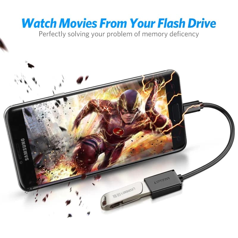 Micro USB OTG adapterkaabel