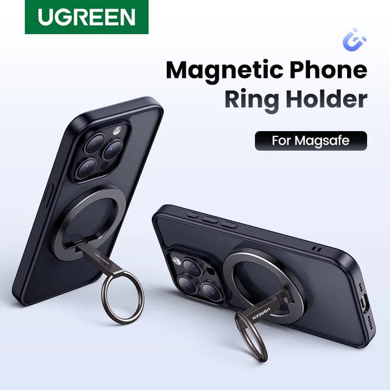 Magnetiline telefoni rõngashoidja, 360° pöörlev alus