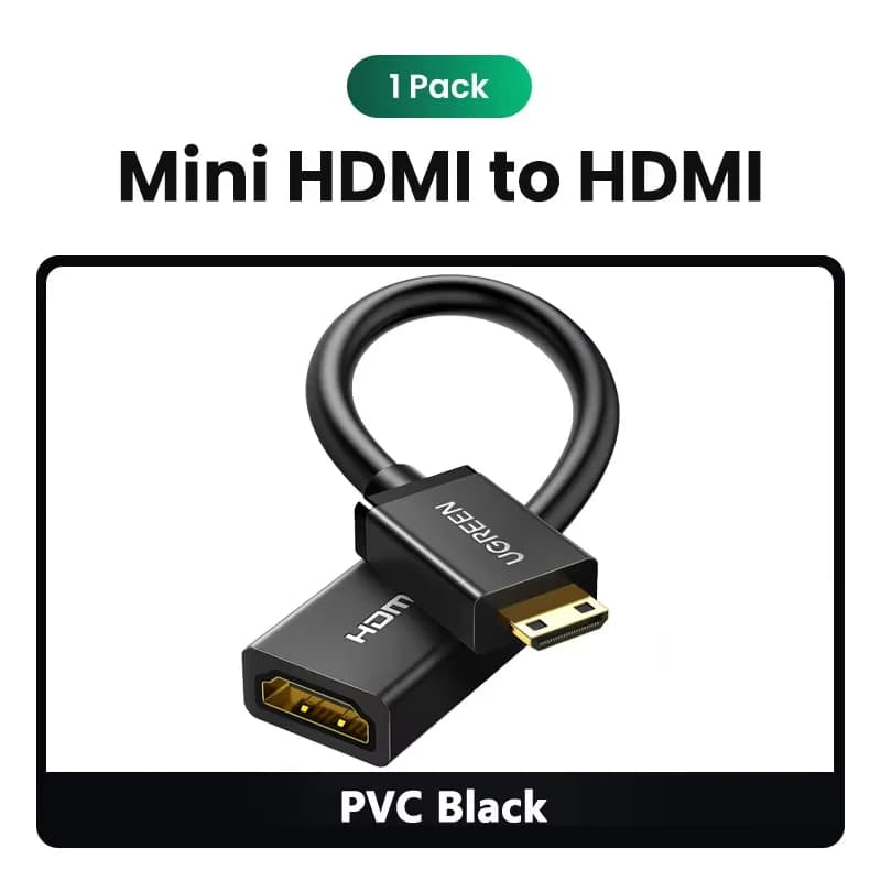 Mini HDMI standardseks HDMIks 4K adapterkaabel